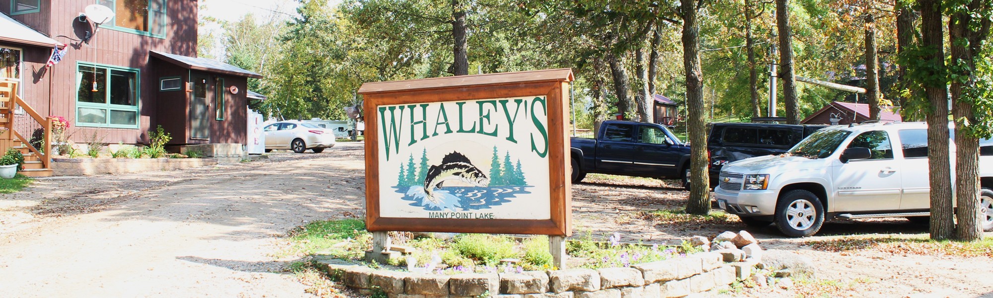 Whaley's Resort Sign