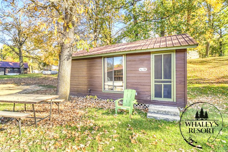 Cabin 16 at Whaley's Resort in Northern Minnesota.