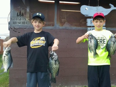 Go fishing at Whaley's Resort in Northern Minnesota.