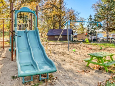 Kid's Play Area at Whaley's Resort in Northern Minnesota.